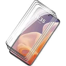 Захисне скло DK для Motorola Moto G85 3D Full Glue 018458 black 3 шт.