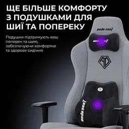 Ігрове крісло Anda Seat Novis Plus Black PVC Size XL (AD23YC-XL-01-B-PV-B04) - мініатюра 13