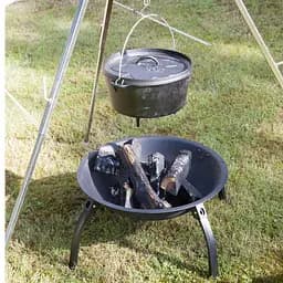 Казан з кришкою Bo-Camp Dutch Oven Cast Iron 31 cm/7.1 L Black (2122415) - мініатюра 4