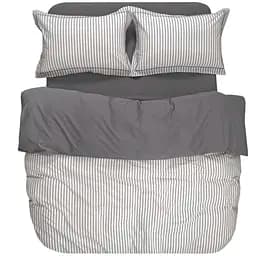 Постільна білизна Lotus Home Timeless антрацит євро (svt-2000022350167)