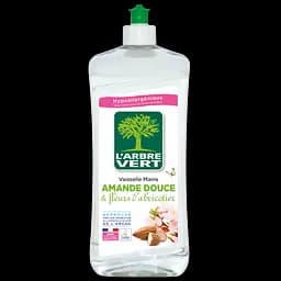 Жидкость для мытья посуды L'Arbre Vert Сладкий миндаль/Абрикосовый цвет, 750 мл