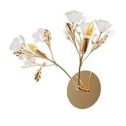 Бра Brille BKL-524W/2 E14 GD настенное накладное флористика