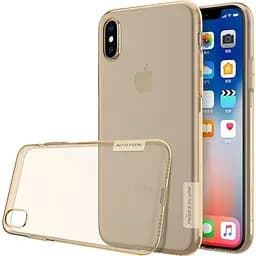 Чохол-накладка Nillkin TPU Nature Case Apple iPhone X Brown - мініатюра 7