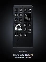 Комплект захисних скла для Samsung Galaxy S25 5G, Supreme Plus Black Icon, загартоване повноекранне 3D скло на екран і скло на камеру, протиударне 9H, ультратонке, з олеофобним і жировідштовхуючим покриттям, ArmorStandart (ARM85453) - мініатюра 10