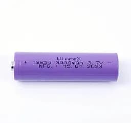 Акумулятор 18650 Wimpex WX 3000 mAh 3,7V - мініатюра 3