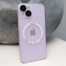 Ультратонкий чохол CasePro Ultra Thin MagSafe із захистом камери Transparent для iPhone 14 - мініатюра 2