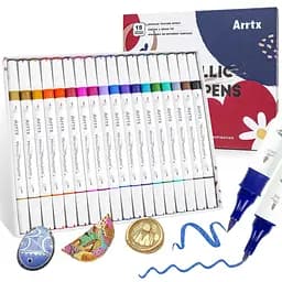 Металеві маркери Arrtx 18 кольорів