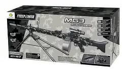 Автомат M621-1 96,5 см, аккум, мягкие пули-присоски 30 шт, лазер, очки, USB зарядное, в коробке (6903317596225)