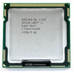 Процессор Intel Core i3 530 (CM80616003180AG) (Socket 1156, 4T, 3.06 ГГц, Tray) Б/у