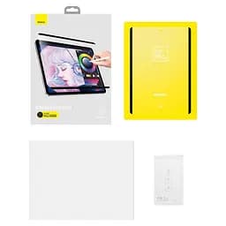 Захисна плівка iPad Air /iPad Air 2 /iPad 9.7 2017 /iPad 9.7 2018 з чорною рамкою, 0.15mm, Full Coverage, Paper-Like, Baseus (SGZM020502)