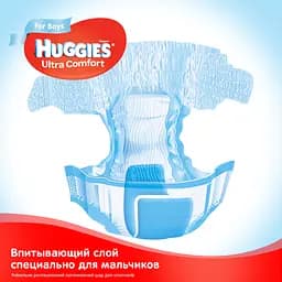 Підгузки для хлопчиків Huggies Ultra Comfort 4 (8-14 кг), 66 шт. - мініатюра 5