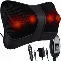 Массажная подушка Shiatsu для шеи и спины с подогревом Soulima 22987