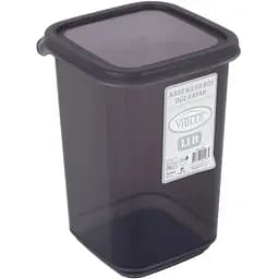 Контейнер для сыпучих продуктов Violet House 1.1 л черный (0298 Transparent Black)