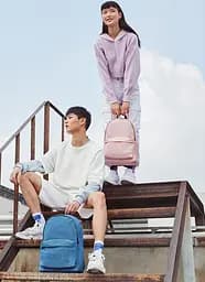 Рюкзак RunMi 90 Ninetygo Youth College Backpack Light Blue 15L - мініатюра 4