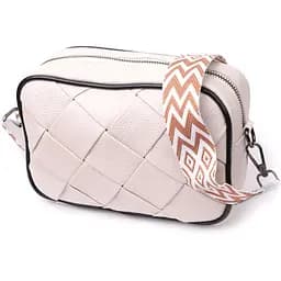 Женская сумка Vintage с переплетами из натуральной кожи 22х14х7.5 см sum0029008