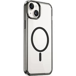Чохол WiWU Magnetic Crystal Case для Apple iPhone 15 Transparent/Black [96955] - мініатюра 3