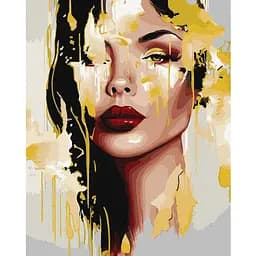 Картина за номерами Ideyka Неземна краса ©art_selena_ua KHO8313 40х50 см з фарбами металiк extra