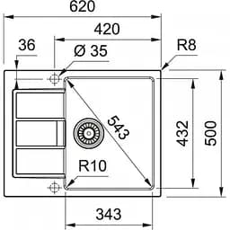 Кухонна мийка Franke S2D 611-62 143.0627.382 - мініатюра 5
