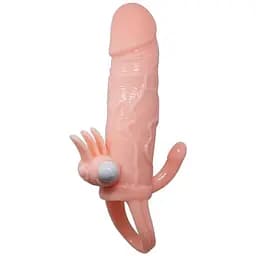 Насадка на пенис Baile Brave Men 14 см телесный