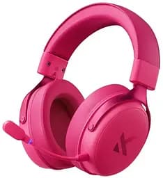 Наушники MCHOSE V9 Pro / Беспроводная игровая гарнитура / 2.4G / Bluetooth с микрофоном / Pink