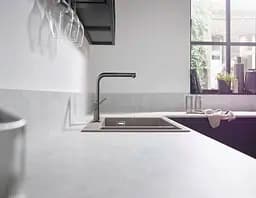 Змішувач Hansgrohe Talis 270 1jet кухонний з витяжним виливом Sbox 72809340 Brushed Black Chrome Шліфований чорний хром - мініатюра 2