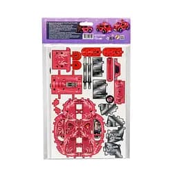 Дерев'яний 3D конструктор Turbo Princess PuzzleOk Puz-00969 70 деталей - мініатюра 3