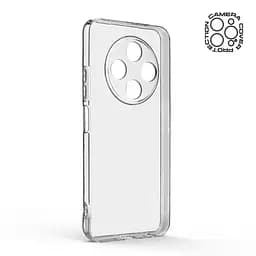 Прозрачный чехол для TECNO Spark 30C 4G (kl5) с защитой камеры, тонкий, силиконовый, бесцветный, ударопрочный, противоударный бампер с закрытой камерой, ArmorStandart (ARM81190) - мініатюра 2