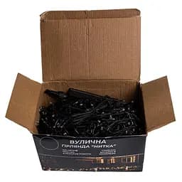 Гірлянда Нитка вулична 1000 LED 100 м на сонячній батареї чорна, білий GarlandoPro SB1000L100MBW - мініатюра 10