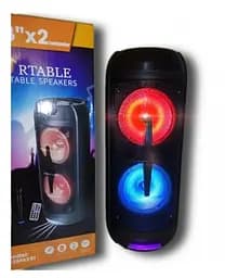 Колонка Big LT-2806 bluetooth + микрофон (289х281х704) XBT USB/MP3/FM/BT/TWS black