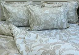 Комплект постільної білизни TAG Tekstil з компаньйоном Євро 000210467 (R-T9152) - мініатюра 4