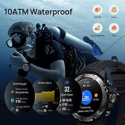 Mibro Смарт-часи GS Explorer 48мм, 1.32", 466x466, AMOLED, BT 5.3, Dual-band GPS, 10 ATM, пісочно-білий - мініатюра 8