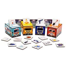 Дитячий Сортер Монтессорі Машинки Puz-87873