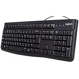 Клавиатура проводная LOGITECH K120 украинская раскладка черная 920-002643