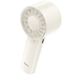 Портативний вентилятор Hoco HX600 handheld folding fan 1200 mAh White - мініатюра 3