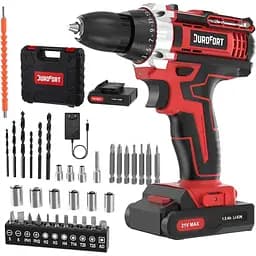 Акумуляторний дриль-шуруповерт DuroFort 21 В