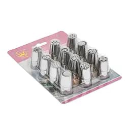 Набор из 12 кондитерских насадок из нержавеющей стали, Kitchen Master 87803