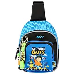 Сумка через плече Yes CBK-2 Stumble Guys 18х14х7 см синій (550567)