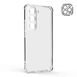 Прозрачный чехол для Infinix Hot 60 Pro Plus 4G с защитой камеры и усиленными бортами, тонкий, силиконовый, бесцветный, ударопрочный, противоударный бампер с закрытой камерой, ArmorStandart (ARM88669) - мініатюра 2