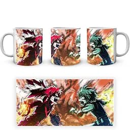 Кухоль GeekLand Моя геройська академія My Hero Academia Бакуго та Деку у профіль Удар та вибух MHA 02.523 330 мл білий - мініатюра 3