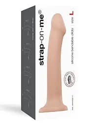 Насадка для страпона Strap-On-Me Dual Density Dildo Flesh L Strap-on-me SO2355 91231