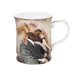 Чашка Elen Dekor Слон бежевый 400 мл (924-624)