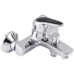 Змішувач для ванної CRON MAGIC 009 чорна ручка (CR0124)