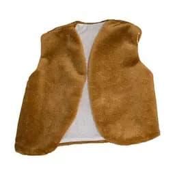 Детский маскарадный жилет коричневого цвета 35см