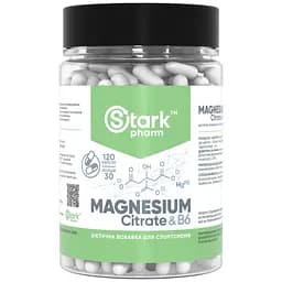 Витаминно-минеральный комплекс Stark Pharm Magnesium Citrate & B6, 120 капсул