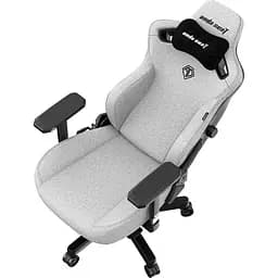Крісло для геймерів Anda Seat Kaiser 3 Size L Fabric Grey (AD12YDC-L-01-G-PV/F) - мініатюра 3