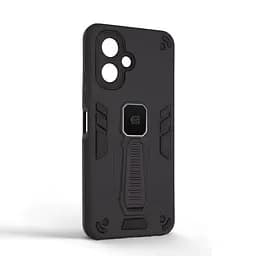 Чехол для TECNO Spark Go 2 4G (KM4), Proover, черный, с подставкой и магнитом, противоударный, ударопрочный, бронированный, панель-накладка, защита всего корпуса, термополиуретан (TPU) + поликарбонат (PC), ArmorStandart (ARM87170) - мініатюра 2