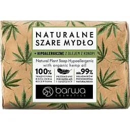 Натуральное гипоаллергенное мыло Barwa с маслом конопли, 90 г