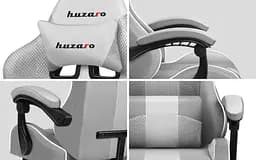 Комп'ютерне крісло Huzaro Force 4.7 White тканина - мініатюра 8