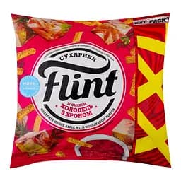 Сухарики пшенично-ржаные Flint Холодец с хреном 140 г