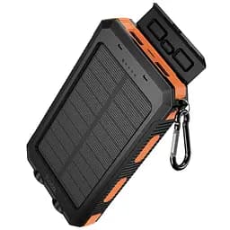 Портативний ЗП Power Bank Hoco J164 Platinum solar 10.5W with lighting 8000 mAh Black - мініатюра 5